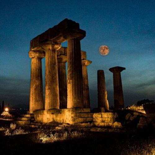 Aνεξάρτητη Παραδοσιακή Πέτρινη Κατοικία Corinth Экстерьер фото